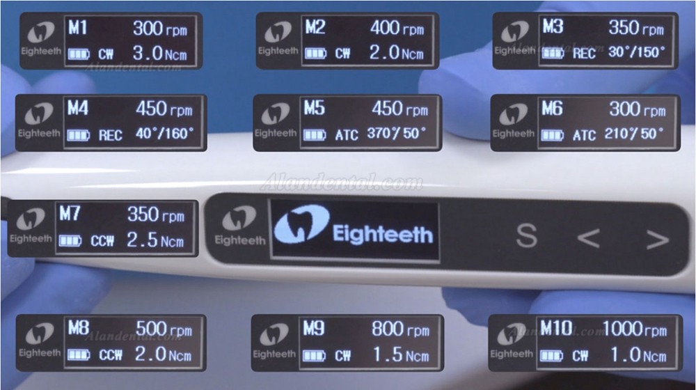 Eighteeth E-CONNECT S Dental Endomotor with Built-in Apex Locator